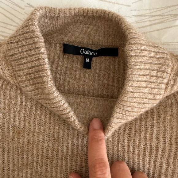 Quince women’s baby alpaca merino wool sweater - Picture 3 of 8